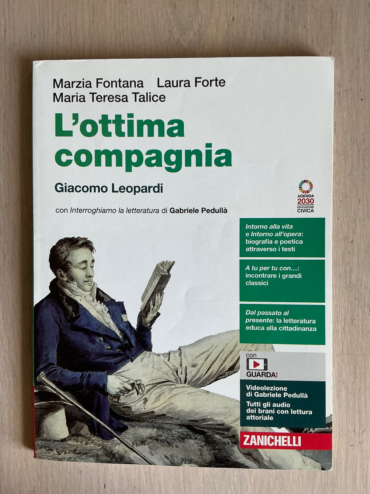 Copertina di L’ottima compagnia. Giacomo Leopardi