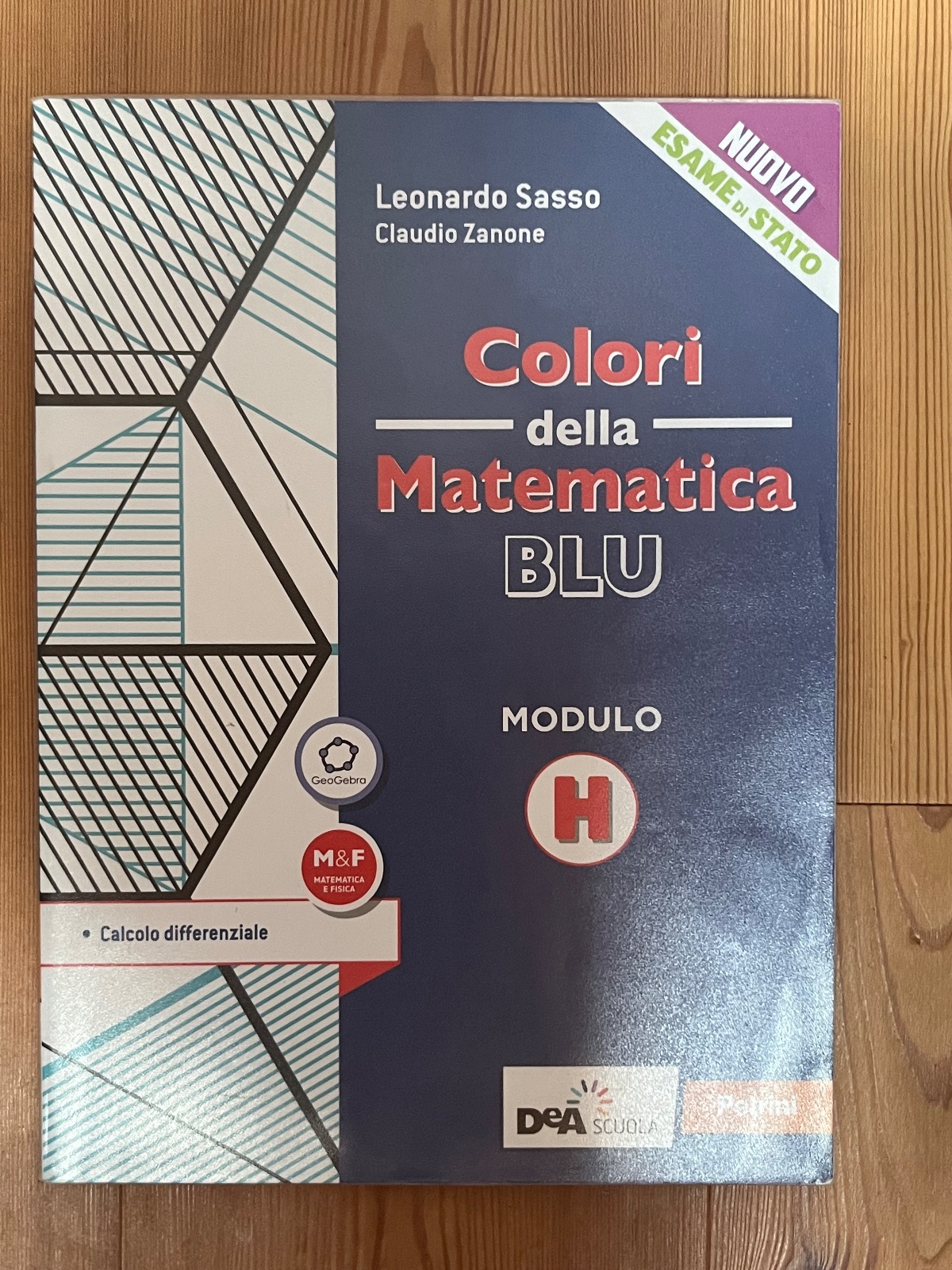 Copertina di Colori della matematica Blu. Modulo H