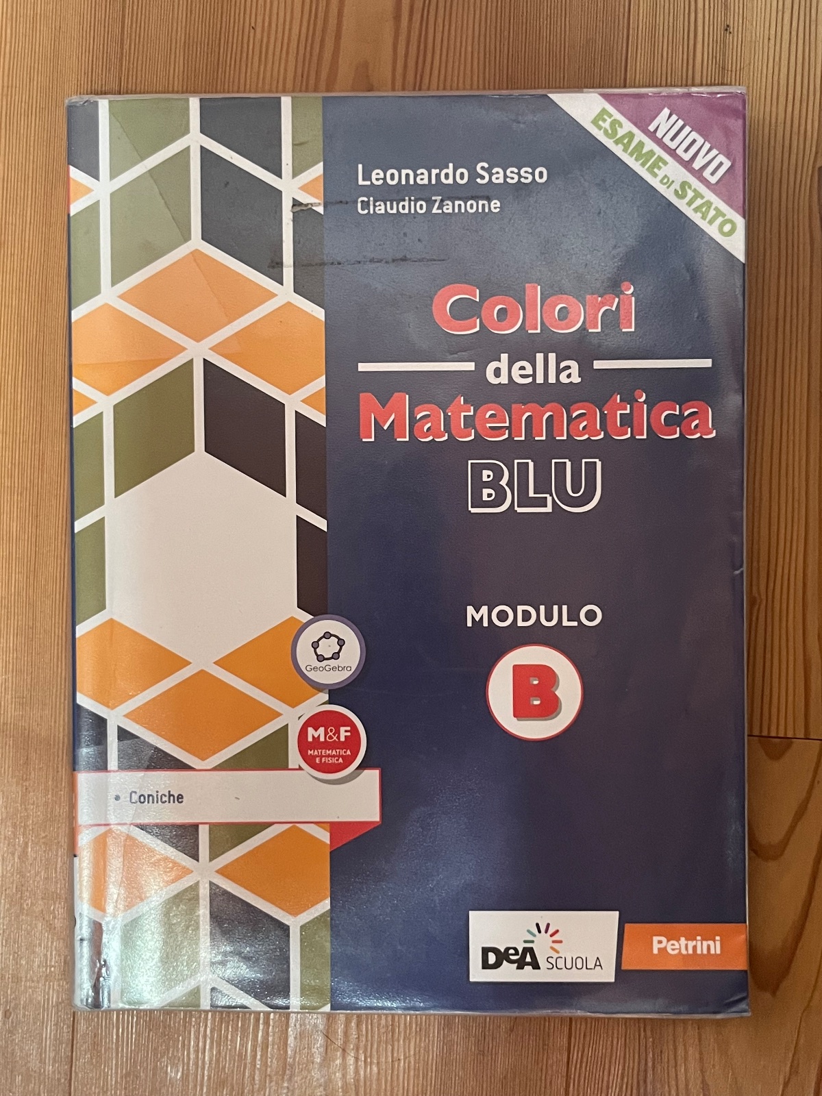 Copertina di Colori della matematica Blu. Modulo B