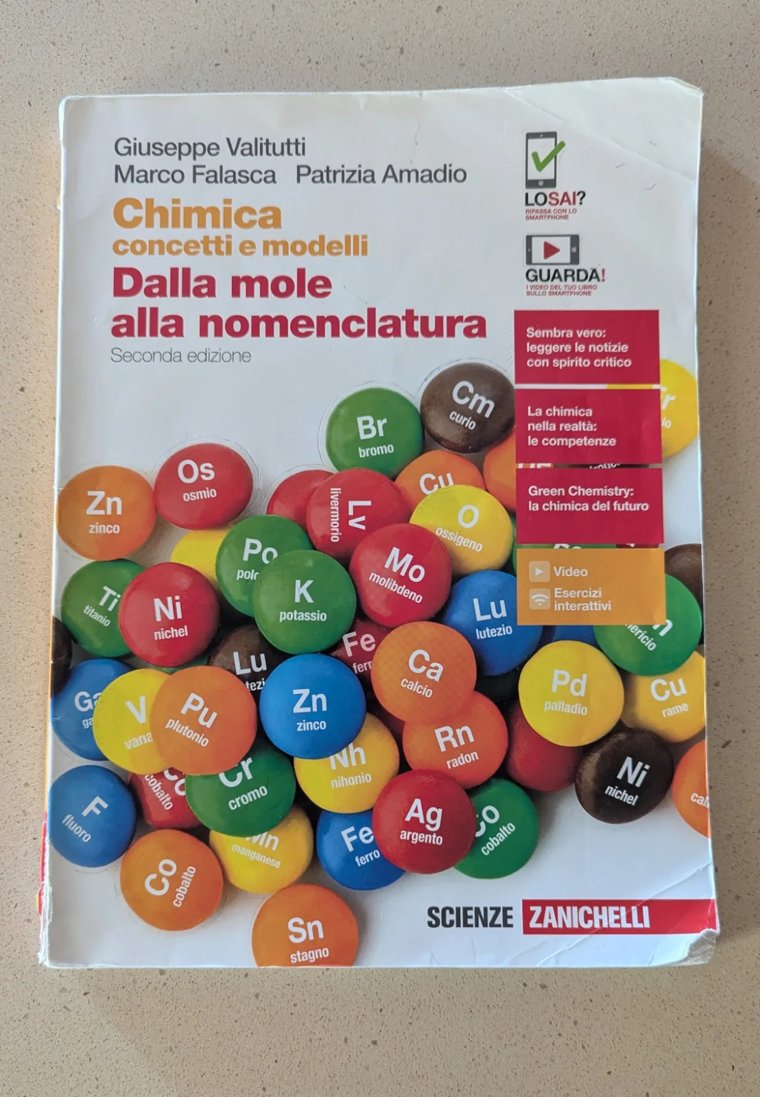 Copertina di Chimica concetti e modelli - Dalla mole alla nomenclatura (seconda edizione)